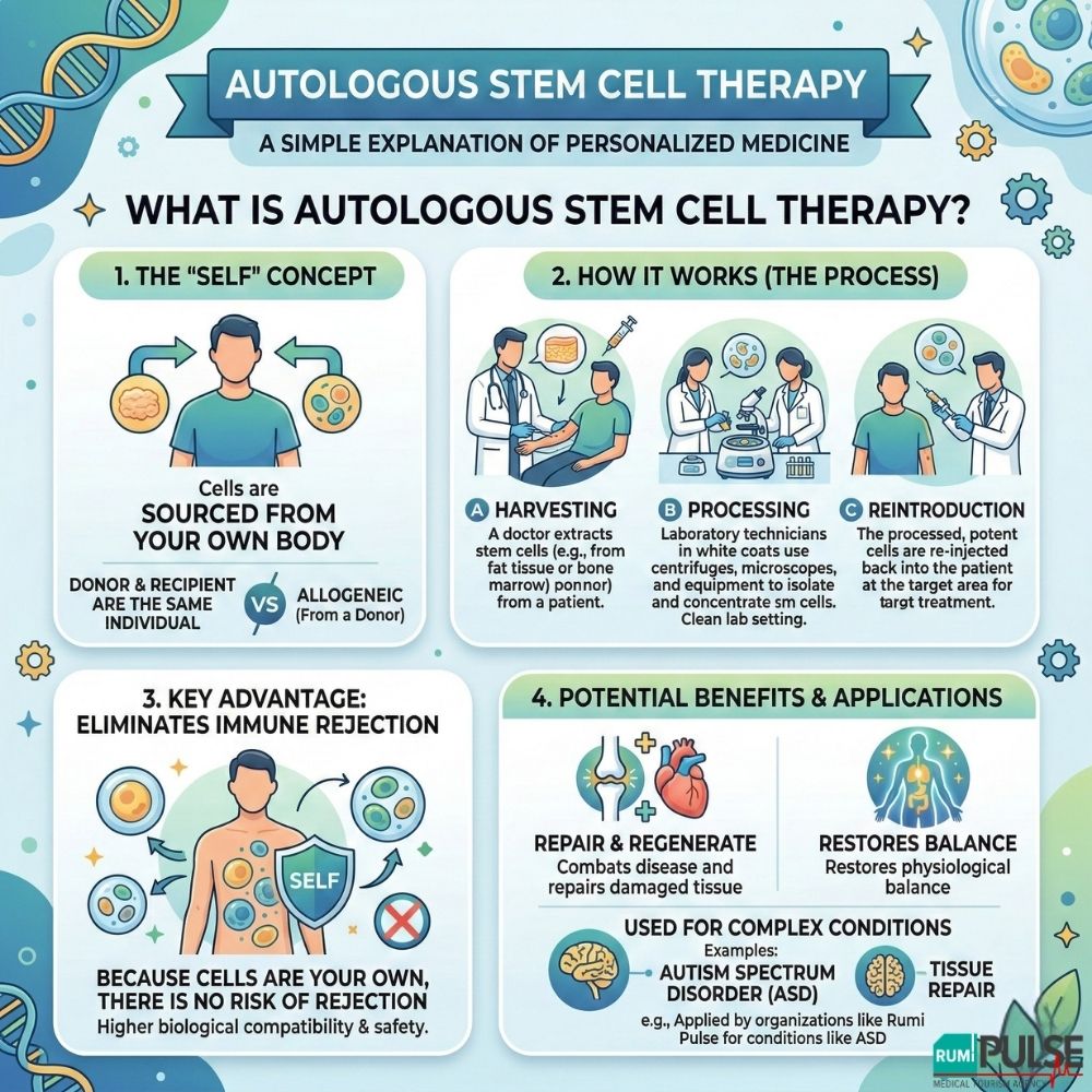 What is autologous cell therapy