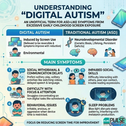Digital autism symptoms