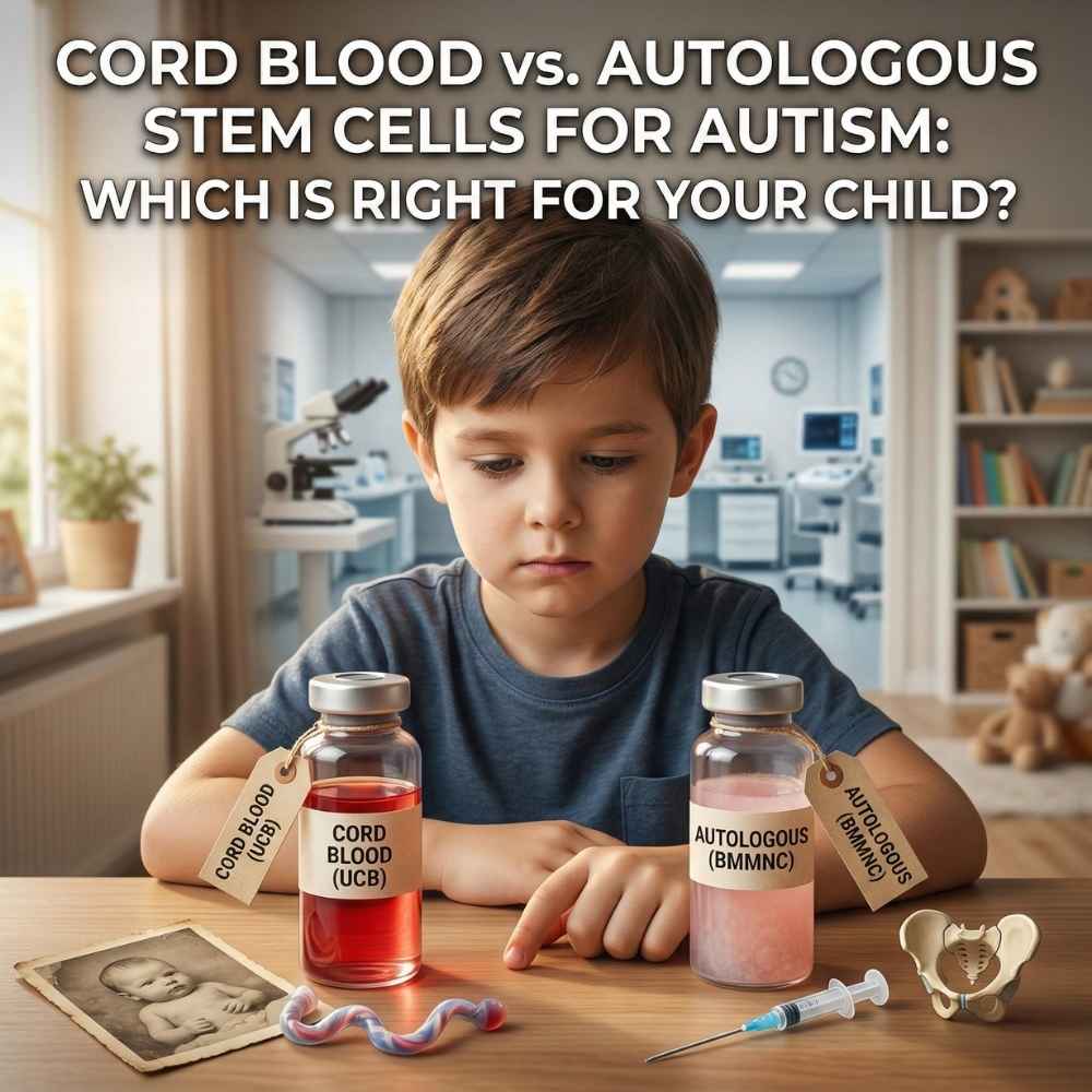 Cord Blood vs. Autologous Stem Cells for Autism: Which is Right for Your Child